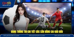 Bảng thông tin chi tiết các sân đăng cai giải đấu