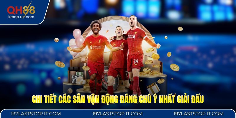 Chi tiết các sân vận động đáng chú ý nhất giải đấu