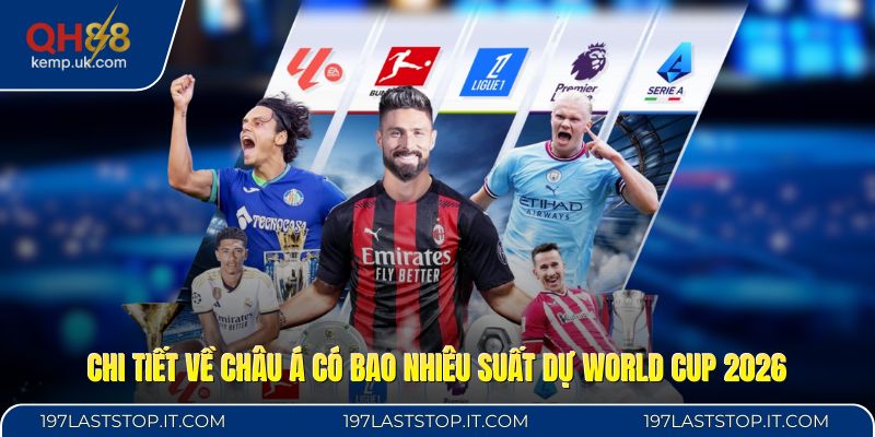 Chi tiết về châu Á có bao nhiêu suất dự World Cup 2026